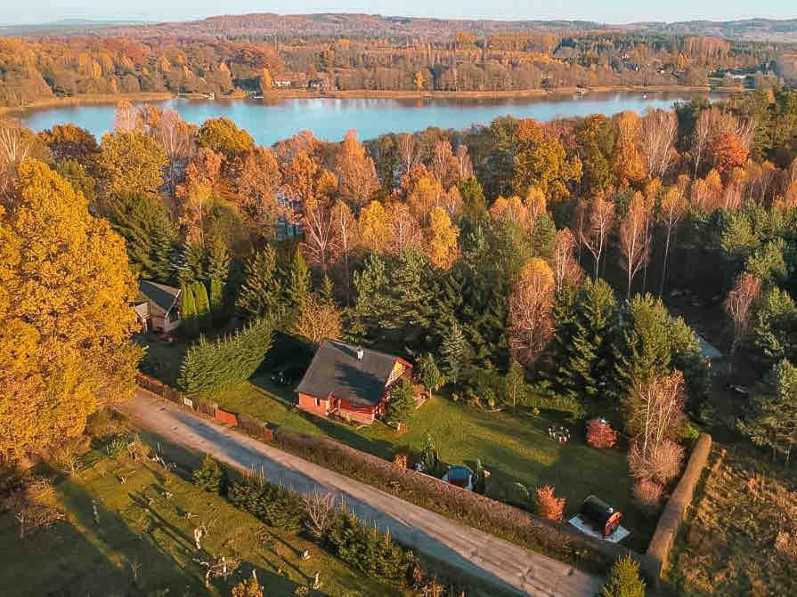 Rajska Cisza - Caloroczny Prywatny Domek W Lesie Nad Jeziorem - Sauna I Balia Krąg Εξωτερικό φωτογραφία