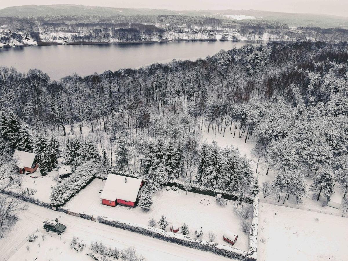 Rajska Cisza - Caloroczny Prywatny Domek W Lesie Nad Jeziorem - Sauna I Balia Krąg Εξωτερικό φωτογραφία