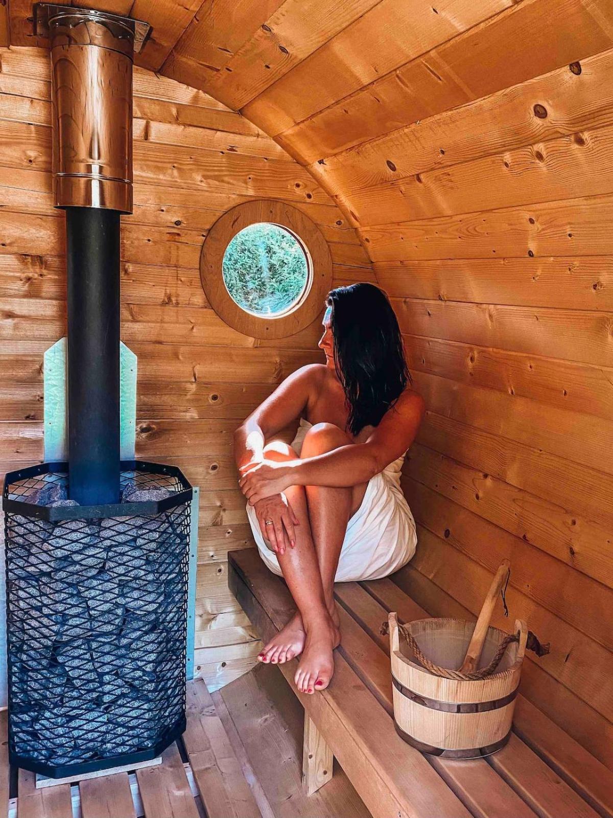 Rajska Cisza - Caloroczny Prywatny Domek W Lesie Nad Jeziorem - Sauna I Balia Krąg Εξωτερικό φωτογραφία